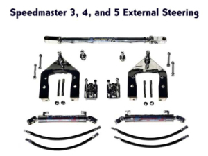 SPEEDMASTER 3 - 4 - 5 EXTERNAL STEERING Twin Drive - Double Ram - 18 9-16 INCH ML - 1002827